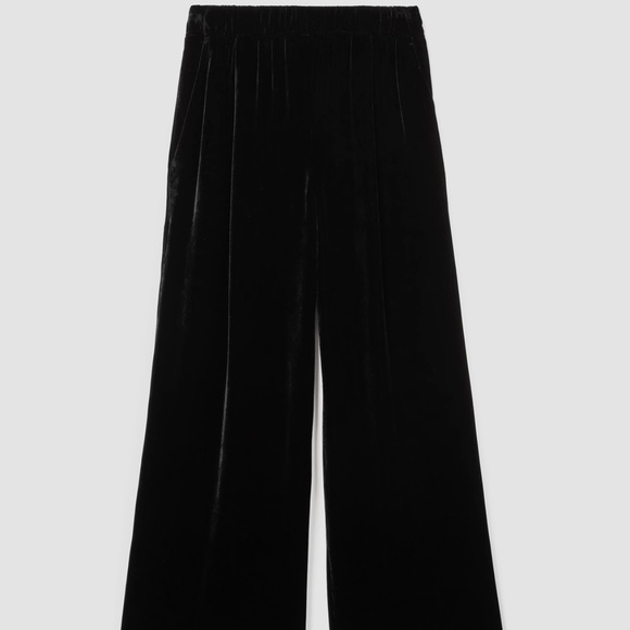 Black Velvet🐈⬛draped pants flowy and flared - Picture 4 of 9